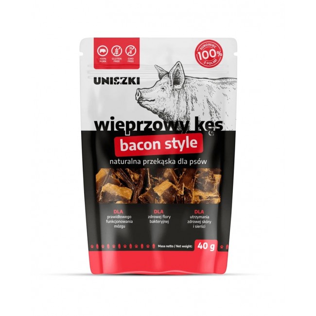 UNISZKI Pork bite dog treat 40 g UNISZKI Pork bite dog treat 40 g