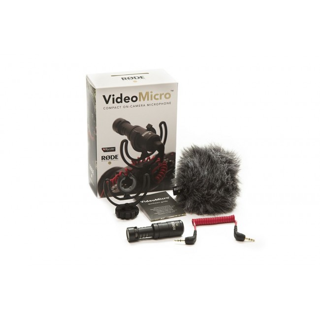 R DE VideoMicro Black Digital camera microphone R DE VideoMicro Black Digital camera microphone