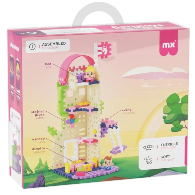 MARIOINEX Mini Waffle Princess Fantasy Tower Building Blocks, 148 pieces MARIOINEX Mini Waffle Princess Fantasy Tower Building Blocks, 148 pieces