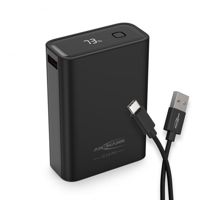 Ansmann PB222PD Lithium Polymer (LiPo) 20000 mAh Black Ansmann PB222PD Lithium Polymer (LiPo) 20000 mAh Black