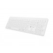 Natec Tang US wireless keyboard BT + 2.4 GHz quiet Slim white Natec Tang US wireless keyboard BT + 2.4 GHz quiet Slim white