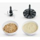 Severin KM 3867 electric food chopper 1 L 400 W Black, Silver, Transparent