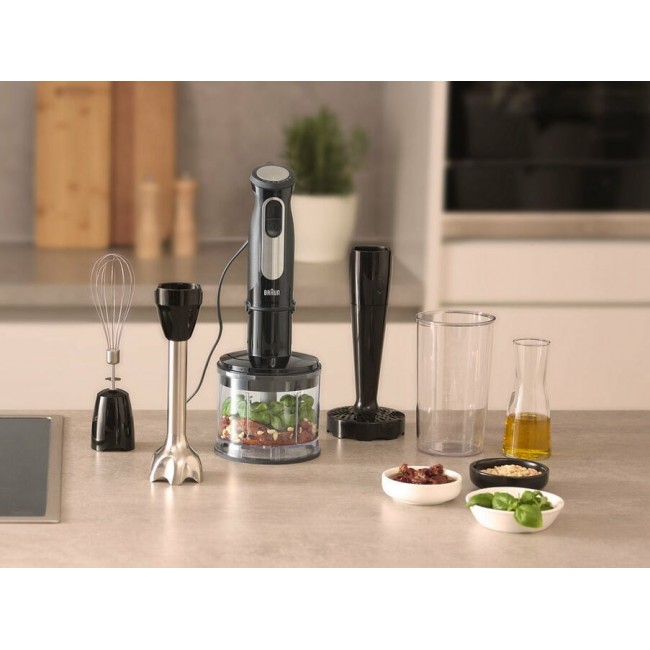 Braun MultiQuick 5 Pro 0.6 L Immersion blender 1000 W Black, Silver Braun MultiQuick 5 Pro 0.6 L Immersion blender 1000 W Black, Silver