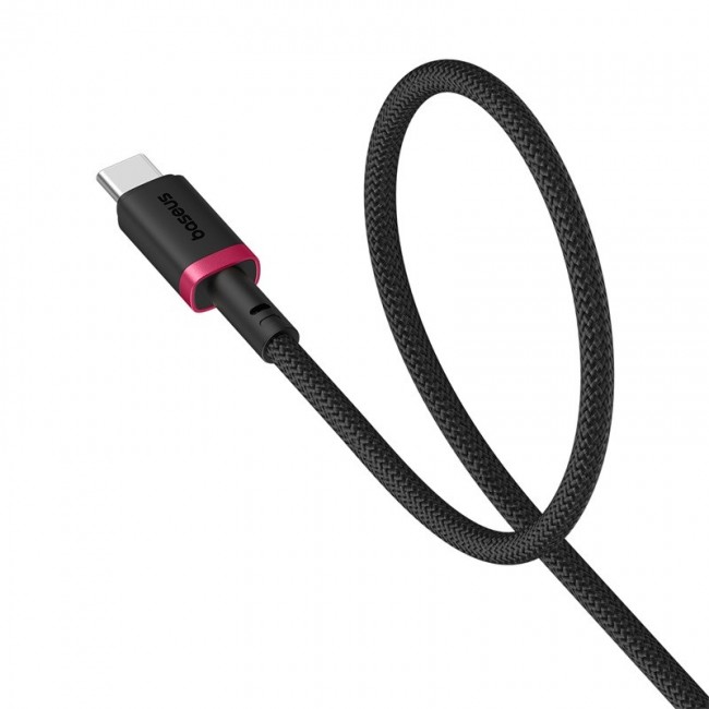 Baseus Dura USB Type A to Type C 60 W fast charging cable 2 m Black, Red Baseus Dura USB Type A to Type C 60 W fast charging cable 2 m Black, Red