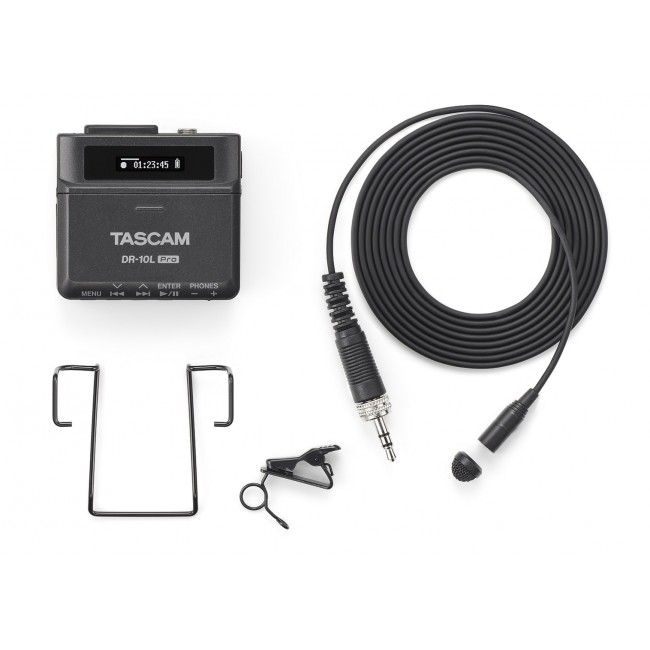 Tascam DR-10L Pro - digital recorder with lavalier microphone Tascam DR-10L Pro - digital recorder with lavalier microphone