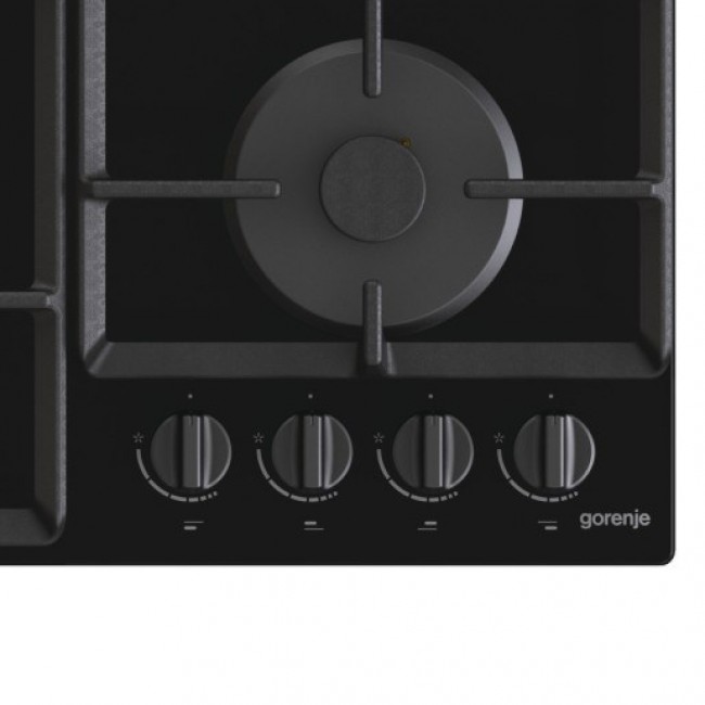 Gorenje GTW641EB hob Black Built-in 60 cm Gas 4 zone(s)