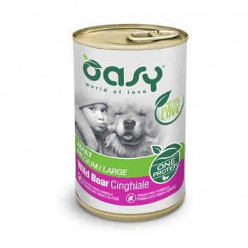 OASY One Protein Adult Medium/Large Wild Boar - wet dog food - 400g