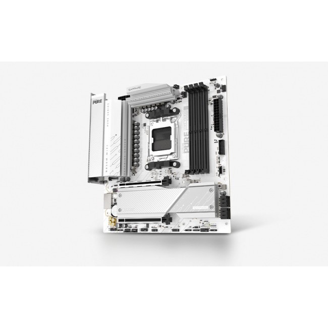Sapphire N-- PURE B850M WIFI 1xHDMI 1.4 1xDP 1.2 AMD B850 Socket AM5 micro ATX