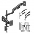 Ergo Office Mount / Holder for 2 Monitors, Gas Spring, 17 Ergo Office Mount / Holder for 2 Monitors, Gas Spring, 17