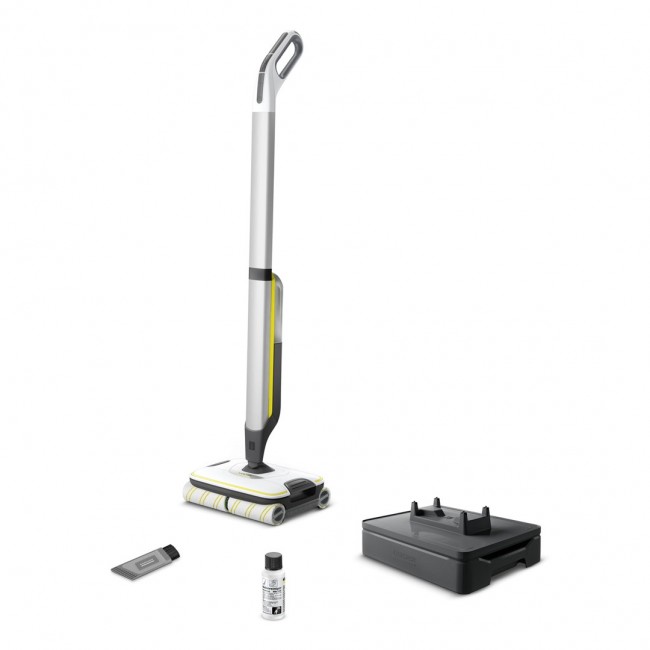 K rcher FC 7 CORDLESS Electric broom Battery Wet Bagless Black, White, Yellow 2.85 Ah