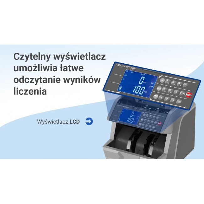 Extralink Nicht kategorisiert Banknote counting machine Grey