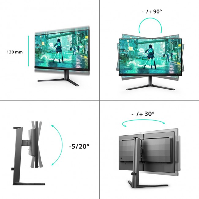 Philips Evnia 25M2N3200W/00 computer monitor 62.2 cm (24.5