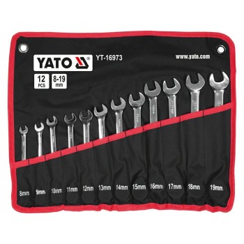 YT. FLAT-EYE WRENCHES. WITH SIN. AND PRZEG.kpl.12pcs.