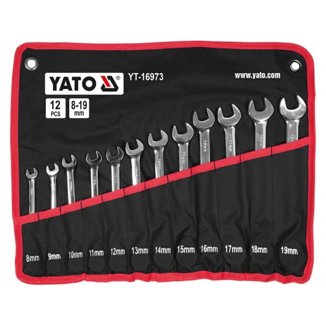 YT. FLAT-EYE WRENCHES. WITH SIN. AND PRZEG.kpl.12pcs.