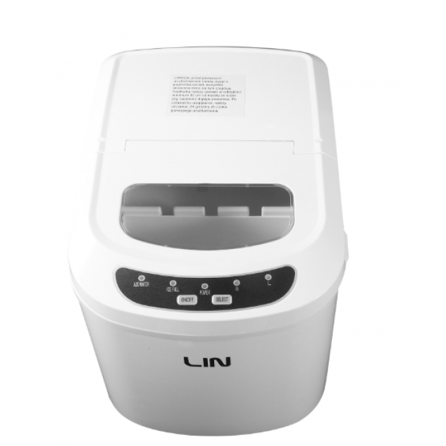 Portable ice cube maker LIN ICE PRO-W12 white