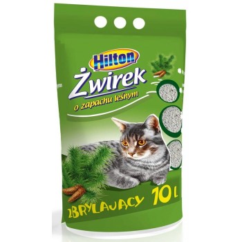 HILTON bentonite clumping forest cat litter - 10 l