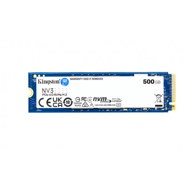 Kingston Technology 500G NV3 M.2 2280 NVMe SSD Kingston Technology 500G NV3 M.2 2280 NVMe SSD