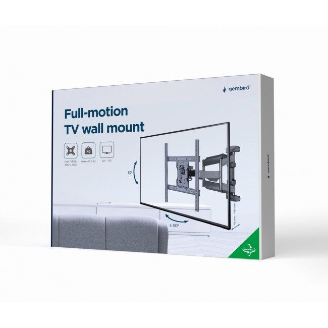Gembird WM-75ST-01 TV mount/stand 190.5 cm (75 Gembird WM-75ST-01 TV mount/stand 190.5 cm (75