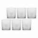 LA PORCELLANA BIANCA BABILA Set of 6 Thick Bottom Glasses Heart 350 ml LA PORCELLANA BIANCA BABILA Set of 6 Thick Bottom Glasses Heart 350 ml