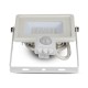 LED projector V-TAC VT-30-S-W 30W SAMSUNG CHIP Motion sensor 6400K 2400lm (SKU 459) White