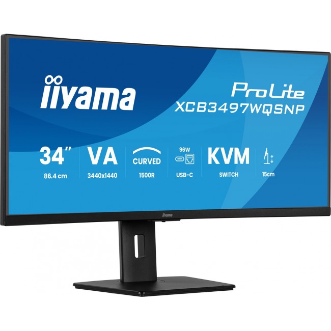 iiyama ProLite XCB3497WQSNP-B1 computer monitor 86.4 cm (34