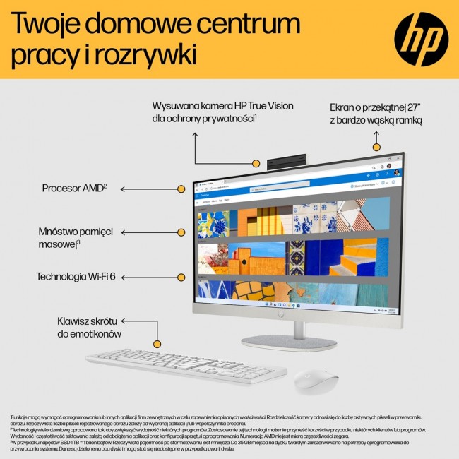HP 27-cr0232nw AMD Ryzen 5 7520U 68.6 cm (27 HP 27-cr0232nw AMD Ryzen 5 7520U 68.6 cm (27