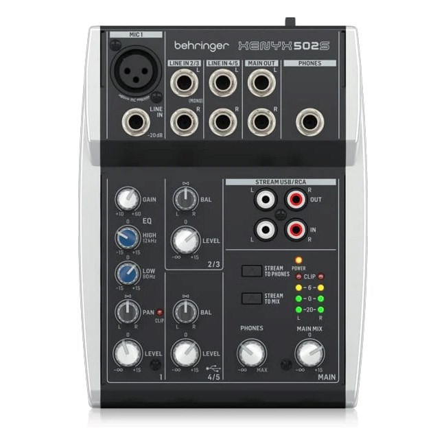 Behringer XENYX 502S - analogue audio mixer Behringer XENYX 502S - analogue audio mixer