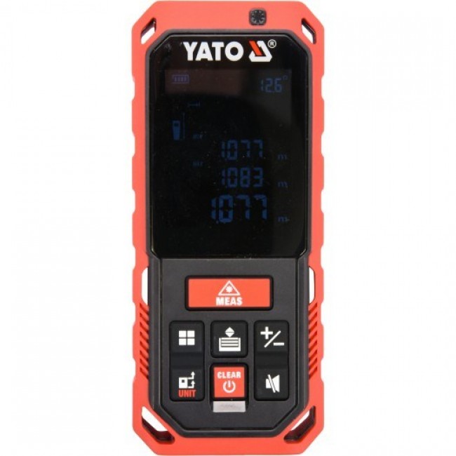 Yato YT-73126 distance meter Laser distance meter Black, Red 40 m Yato YT-73126 distance meter Laser distance meter Black, Red 40 m