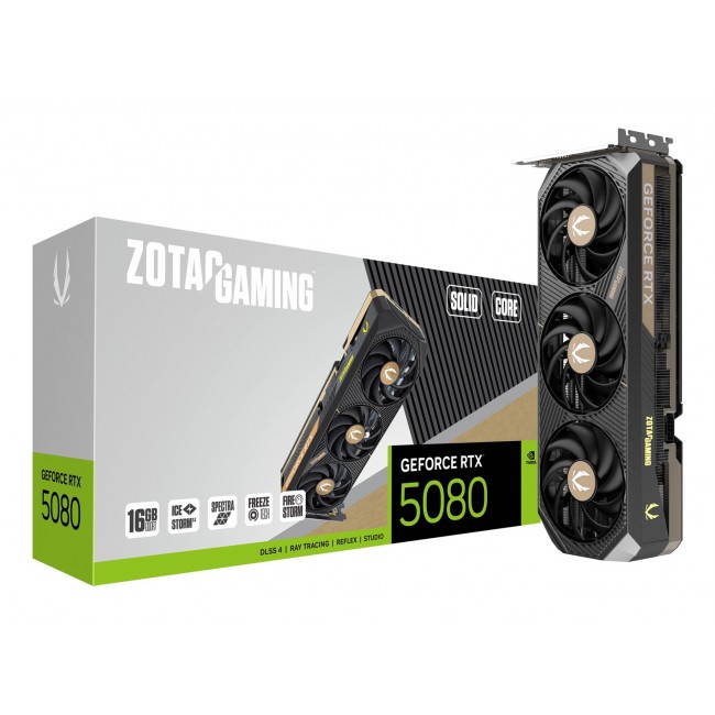 ZOTAC GAMING GeForce RTX 5080 SOLID CORE 16GB ZOTAC GAMING GeForce RTX 5080 SOLID CORE 16GB