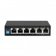 Extralink PoE Switch KRIOS 4x Gigabit PoE/PoE+, 2x RJ45 Uplink Gigabit, 60W Extralink PoE Switch KRIOS 4x Gigabit PoE/PoE+, 2x RJ45 Uplink Gigabit, 60W