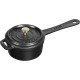 Mini cast iron saucepan Staub - 250 ml, Black