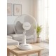 Esperanza EHF003WE, 12'' desk fan, White and Gray