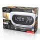 Adler AD 1186W alarm clock Digital alarm clock Black, White