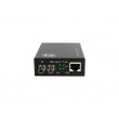 LevelOne RJ45 to ST Gigabit Media Converter, Single-Mode Fiber, 1310nm, 20km LevelOne RJ45 to ST Gigabit Media Converter, Single-Mode Fiber, 1310nm, 20km
