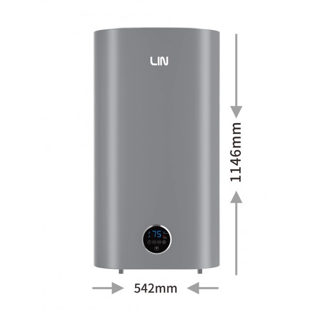 LIN LIFVD1SMGY 100L UNIVERSAL electric water heater, grey, WiFi