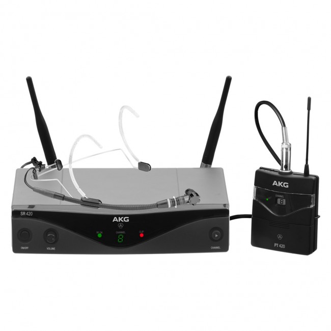 AKG WMS420 Headworn Set Band A - Wireless Mic AKG WMS420 Headworn Set Band A - Wireless Mic