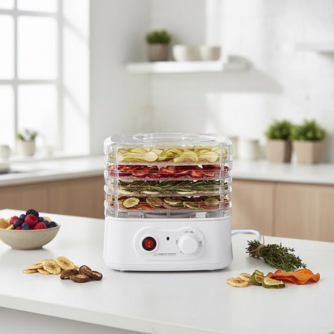 Esperanza EKD004 Food dehydrator,Transparent,White 250 W