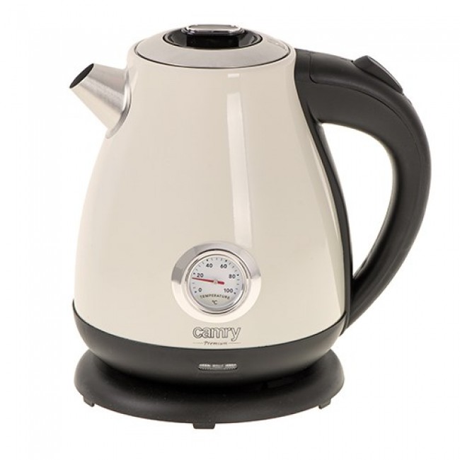 Camry Premium CR 1344C electric kettle 1.7 L 2200 W Cream Camry Premium CR 1344C electric kettle 1.7 L 2200 W Cream