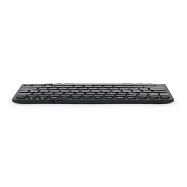 Gembird KB-BTRGB-01-DE keyboard Universal Bluetooth QWERTZ German Black