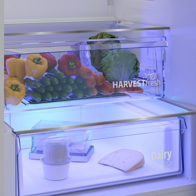 BEKO B3RGNA354HXB1 freestanding fridge, 203 cm, silver