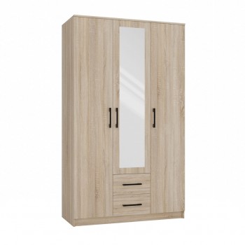 Topeshop ROMANA 120 SON L bedroom wardrobe/closet 6 shelves 3 door(s) Oak