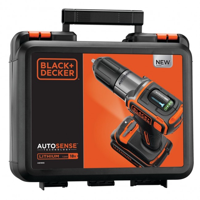 Black & Decker ASD18KB-QW drill Black, Orange Black & Decker ASD18KB-QW drill Black, Orange