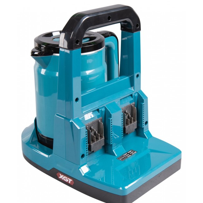Makita KT001GZ electric kettle 0.8 L Black, Blue