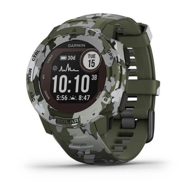 Garmin Instinct Solar Camo Edition MIP Digital 128 x 128 pixels Camouflage GPS (satellite) Garmin Instinct Solar Camo Edition MIP Digital 128 x 128 pixels Camouflage GPS (satellite)