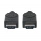 Manhattan HDMI 4K@30Hz Cable, 15m, Male to Male, Black, Ultra HD 4k x 2k, Fully Shielded, Gold Plated Contacts, Lifetime Warranty, High Speed, Equivalent to HDMM15M