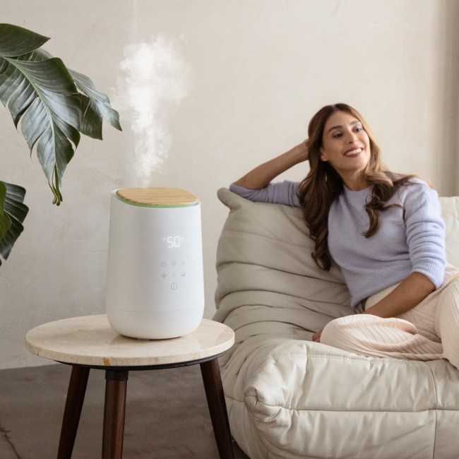 Medisana AH 680 humidifier Ultrasonic 2.6 L White, Wood 24 W Medisana AH 680 humidifier Ultrasonic 2.6 L White, Wood 24 W
