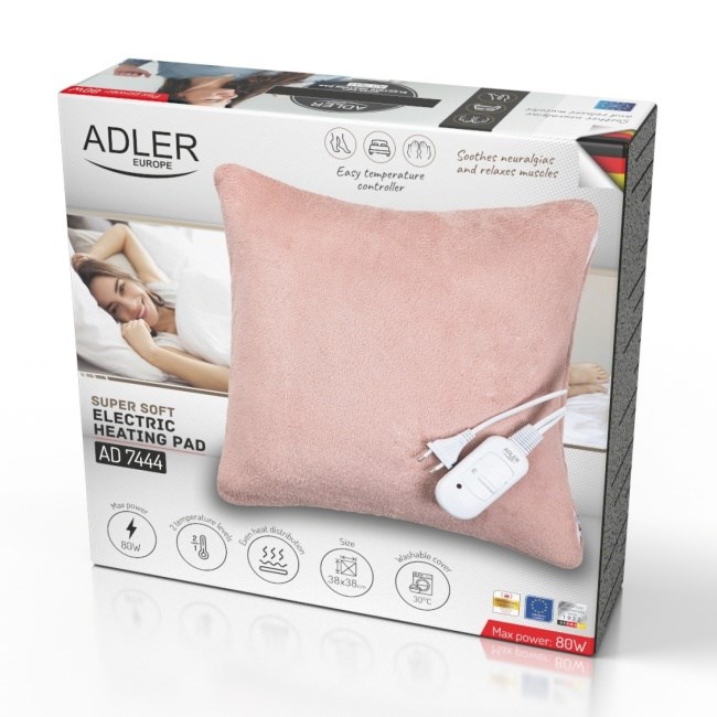 Adler AD 7444 Electric Heating Pad 38 x 38 cm Adler AD 7444 Electric Heating Pad 38 x 38 cm