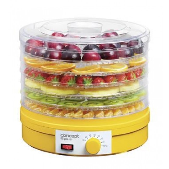Concept SO1015 food dehydrator Yellow 245 W