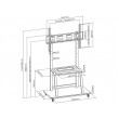 ART S-13 Mobile LCD/LED TV stand 37-100