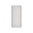 Lanberg wall-mounted installation rack cabinet 19'' 27U 600x600mm gray (glass door)